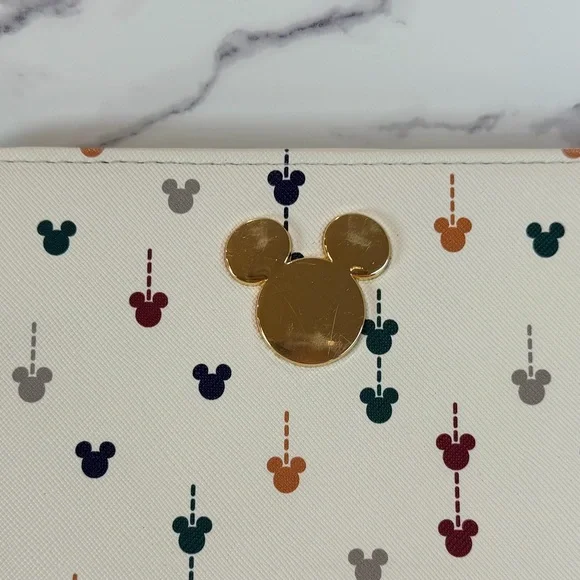 Mickey Mouse Patterned Wristlet Wallet - Picture 2 of 4